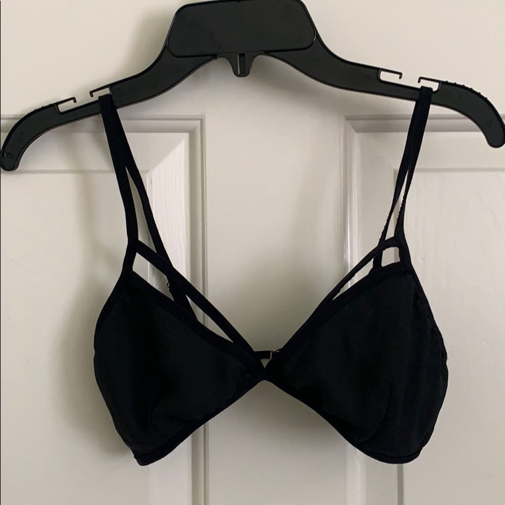 Sexy strappy bralette Black Small Criss Cross